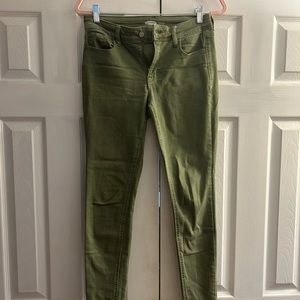 Skinny Jeans - Olive Green